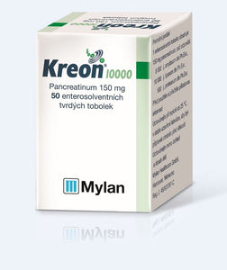 KREON 10 000 - 10000U - 50 capsules