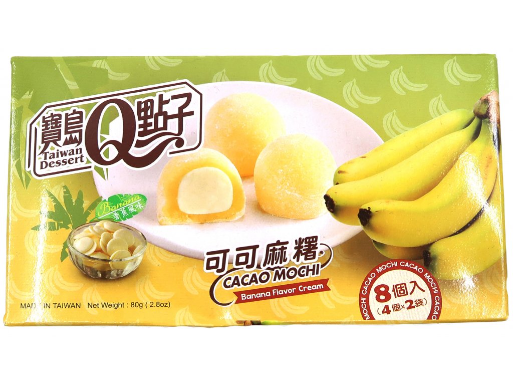 MOCHI RICE CAKES COCOA BANANA 80 g