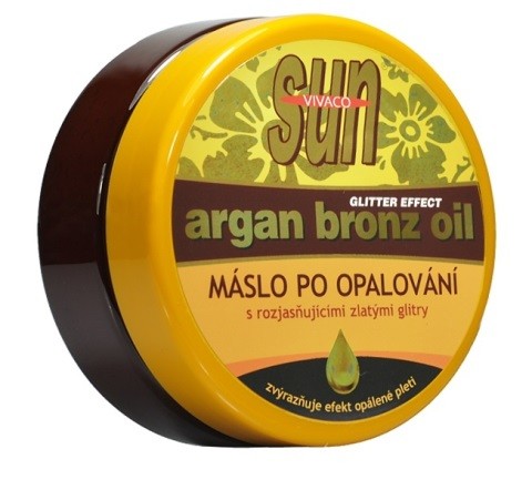 Vivaco Argan bronz tanning oil Glitter Effect - 200 ml