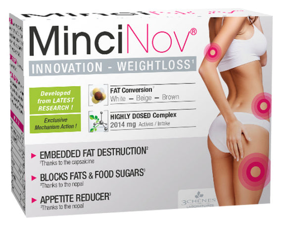 3Chenes MinciNov fat conversion weight loss 60 tablets