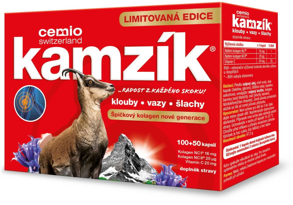 Cemio Kamzik (Chamois) 150 capsules