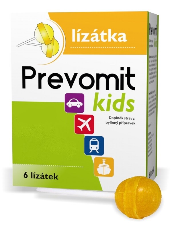 Prevomit Kids 6 lollipops