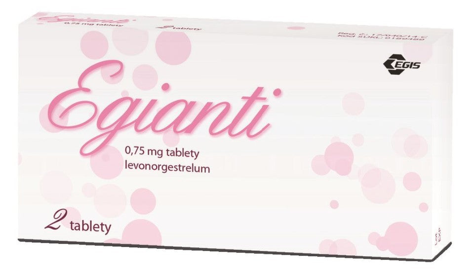 EGIANTI 0,75mg uncoated - 2 tablets