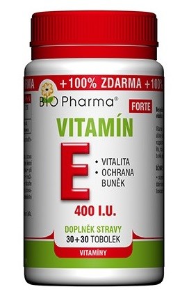 Bio Pharma Vitamin E Forte 400 IU - 60 tablets