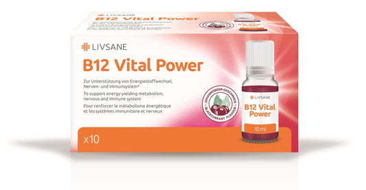 LIVSANE liquid vitamin B12 Vital Power 10ml 10pcs