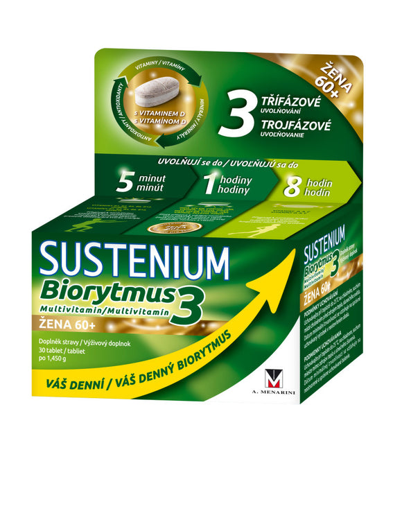 Sustenium Biorhythm 3 multivitamin For WOMEN 90 tablets