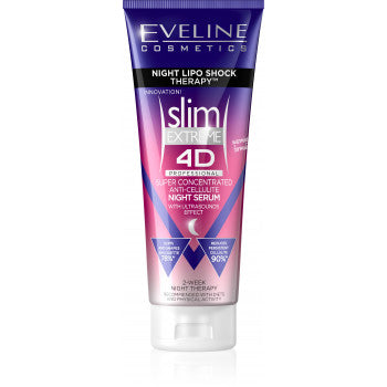 Eveline SLIM EXTREME 4D Lipo Shock Therapy Night Serum 250 ml - mydrxm.com
