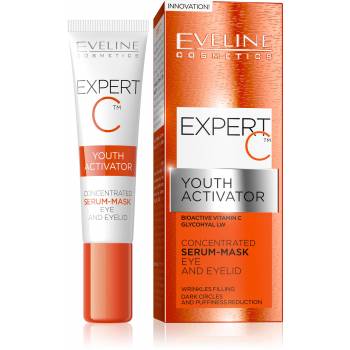 Eveline EXPERT C Serum mask for eyelids and eye area 15 ml - mydrxm.com