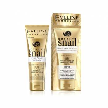 Eveline Royal Snail Mattifying BB Cream 8in1 50 ml - mydrxm.com