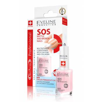 Eveline SPA Nails SOS Multivitamin Nail Conditioner 12 ml - mydrxm.com