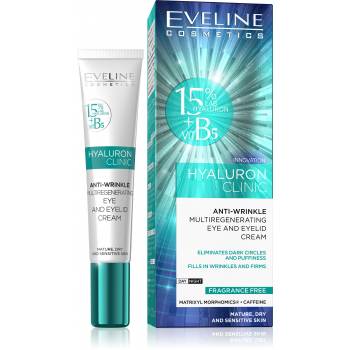 Eveline Hyaluron Clinic Eyeliner Cream For Eyelids 20 ml - mydrxm.com