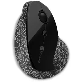Connect IT CMO-2705-DD ergonomic vertical doodle mouse