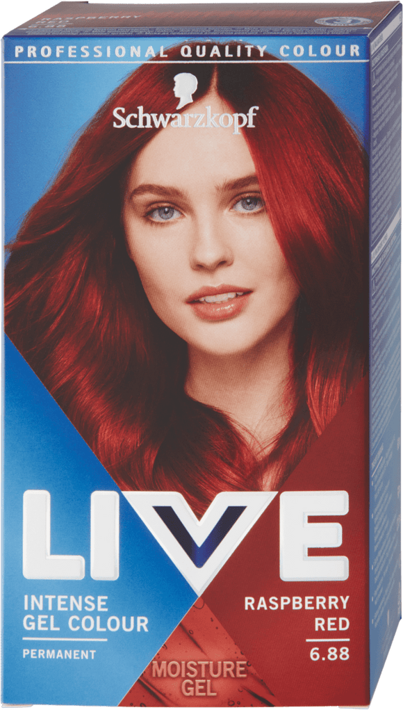 Schwarzkopf LIVE hair color Raspberry red 6.88
