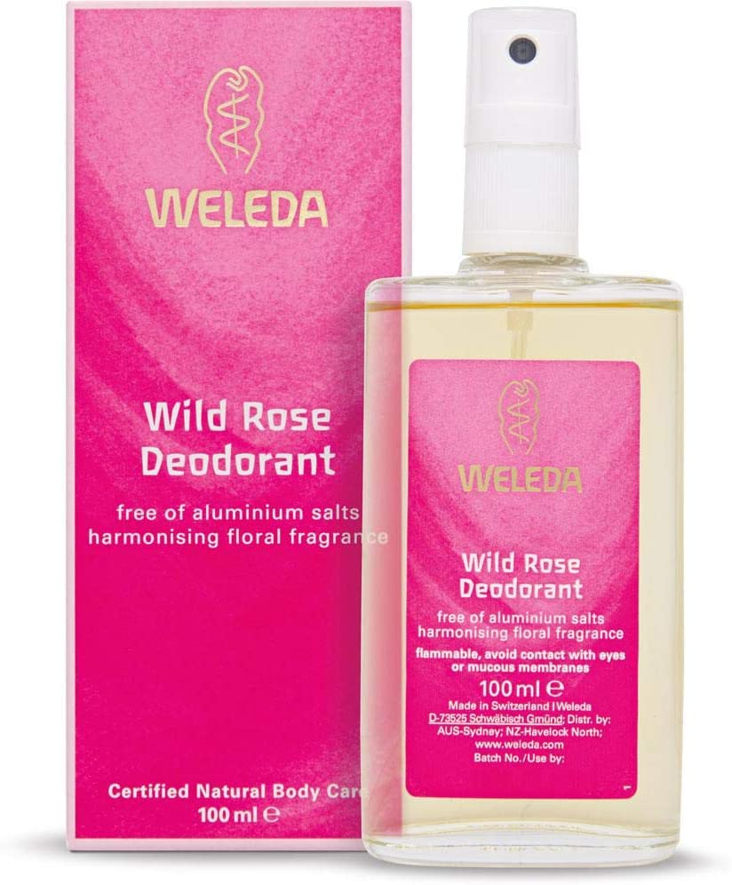 Weleda spray deodorant Wild Rose, 100 ml