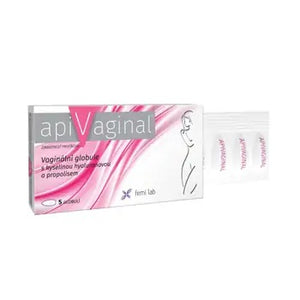 Apivaginal 5 Vaginal globules with hyaluronic acid and propolis
