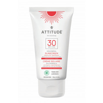 ATTITUDE SPF30 Scentless Sun Cream 150 g - mydrxm.com