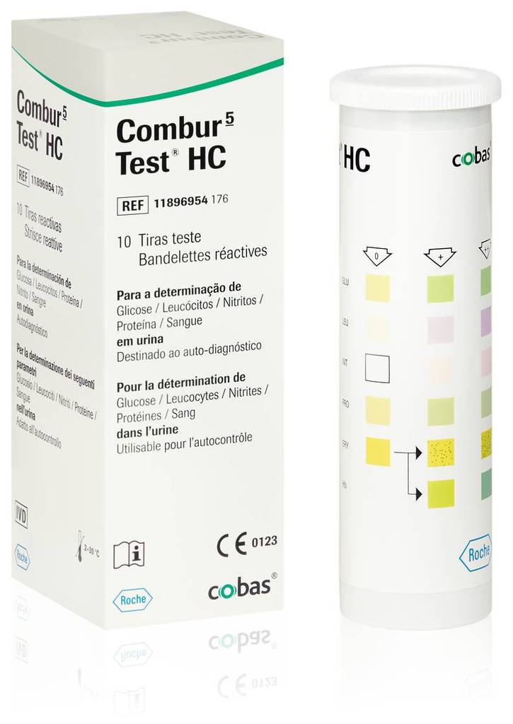 Roche Combur-5-Test HC strips 10 pcs