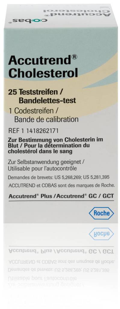 Roche Accutrend cholesterol test strips