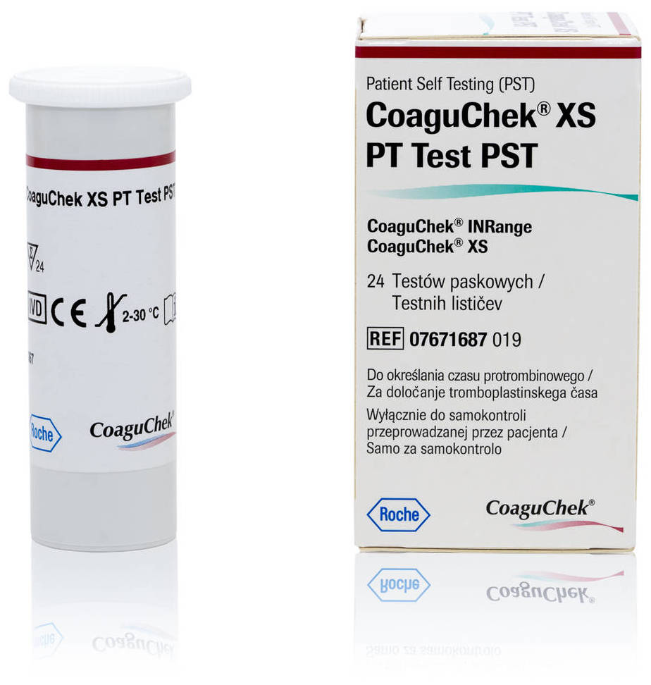 Roche CoaguChek XS PT Test PST strips