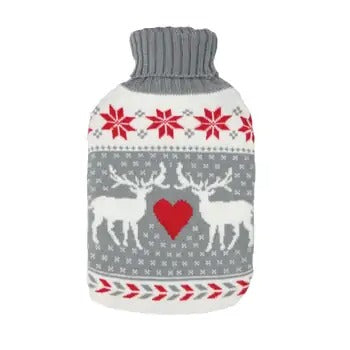 Depan Termofor rubber with knitted cover 2 l Christmas reindeer