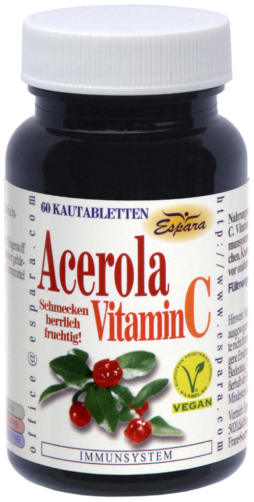Espara Acerola Vitamin C 60 chewable tablets