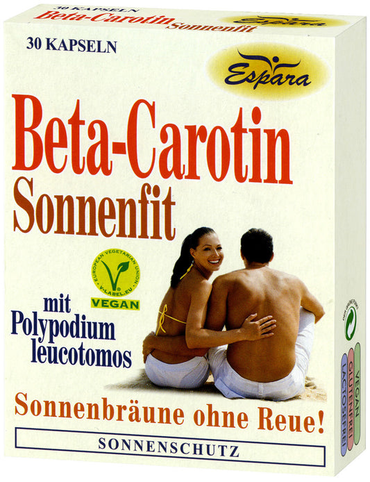 Espara beta carotene sun fit 30 capsules