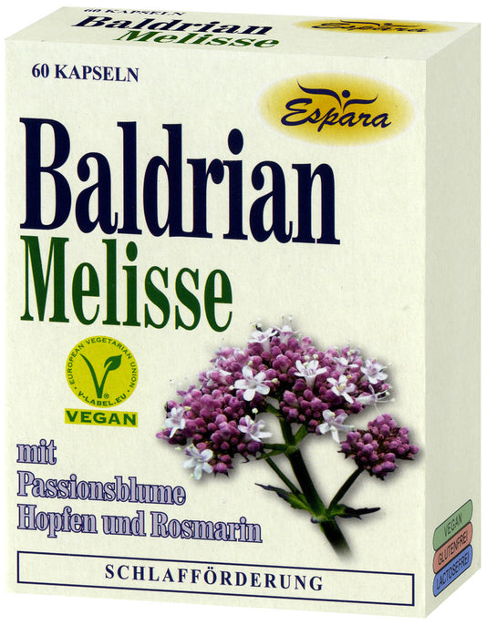 Espara Melissa Valerian balm 60 capsules