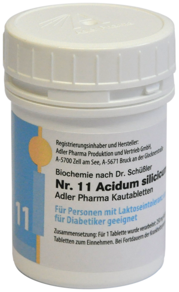 Adler Schuessler No.11 Silicea D12, 100 Chewable Tablets