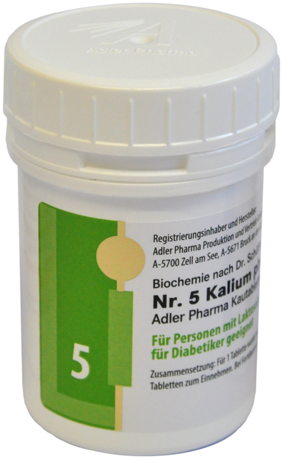 Adler Schuessler No.5 Potassium phosphoricum D6, 100 Chewable Tablets