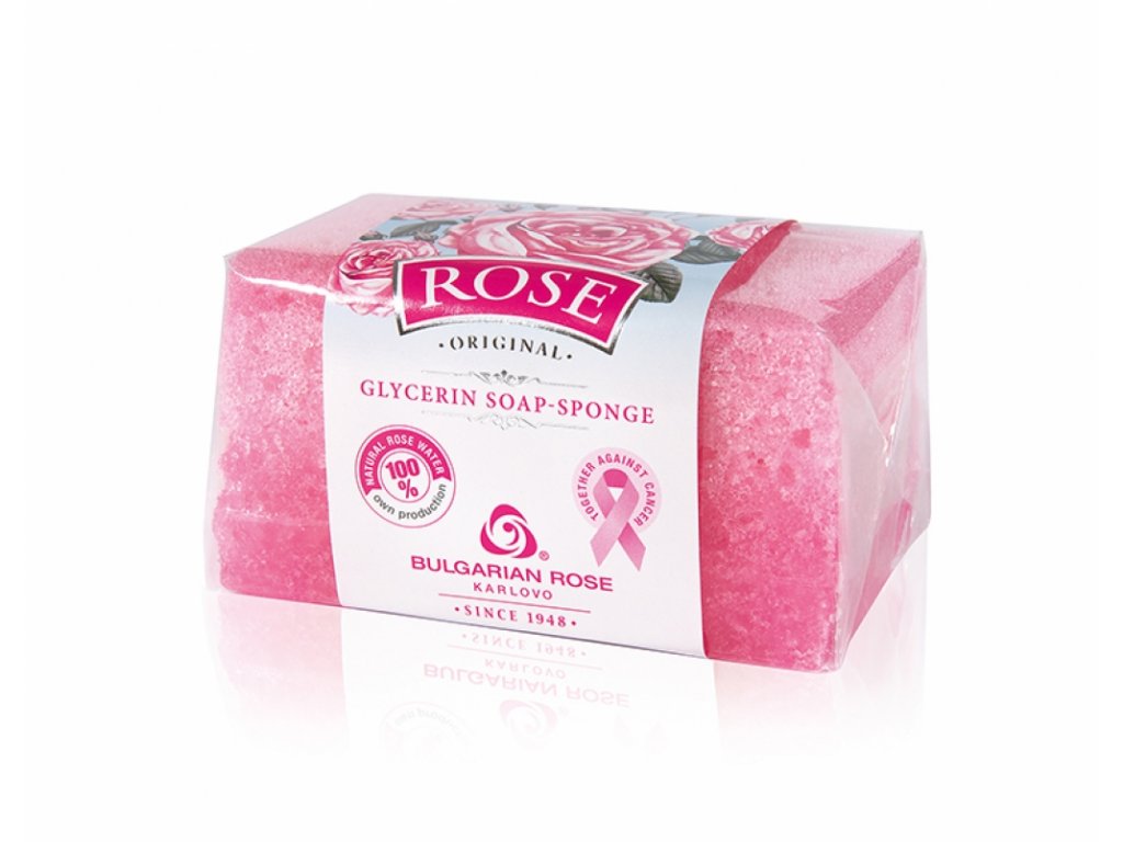 Biofresh Rose of Bulgaria glycerin soap sponge 70 g