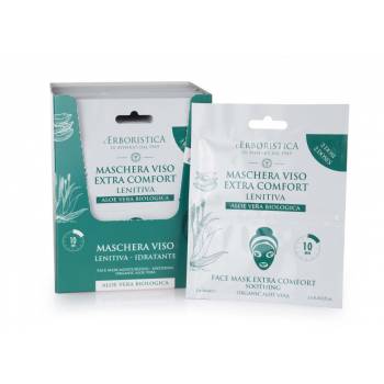 Erboristica Aloe Vera Face Mask 2x10 ml - mydrxm.com