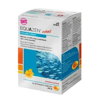 EQUAZEN strawberry flavor 60 chewable capsules