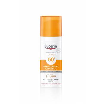 Eucerin SUN Photoaging Control SPF50 + CC Facial Cream 50 ml Medium Dark - mydrxm.com