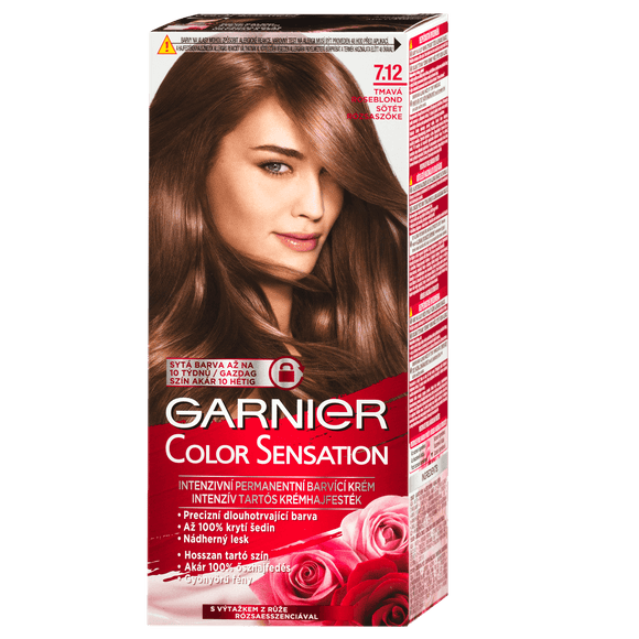 GARNIER Color Sensation hair color dark roseblond 7.12