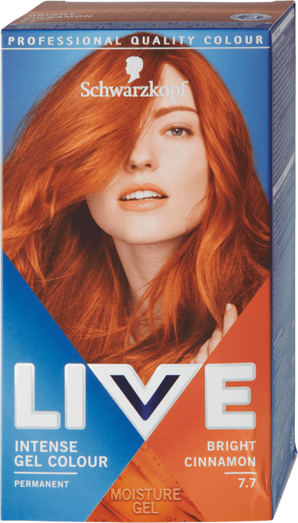 Schwarzkopf LIVE hair color Bright Cinnamon 7.7