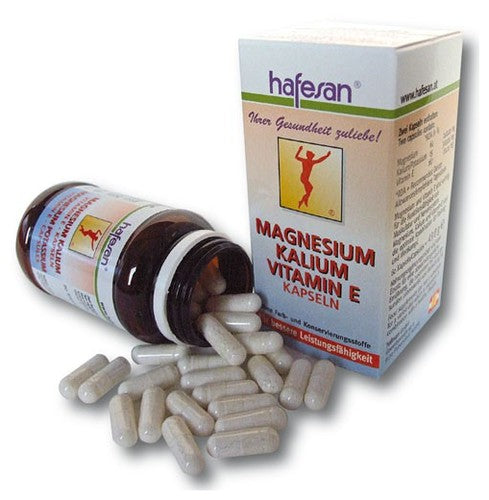 Hafesan Magnesium Potassium Vitamin E 60 capsules