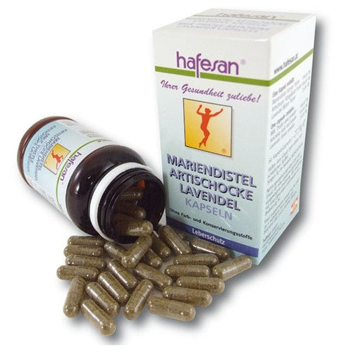 Hafesan Milk Thistle Artichoke Lavender 60 capsules