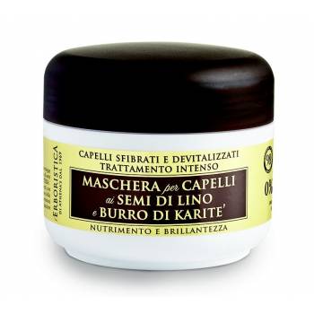 Erboristica Hair repair mask with linseed oil 200 ml - mydrxm.com