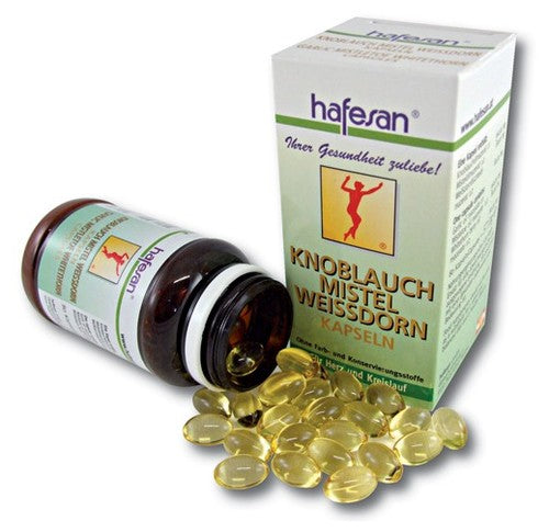 Hafesan Garlic Mistletoe Hawthorn 80 capsules