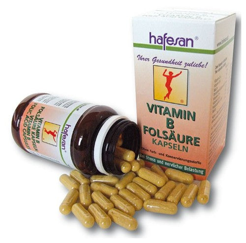 Hafesan vitamin B folic acid biotin 60 Capsules