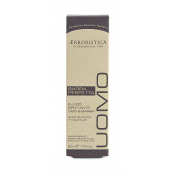 Erboristica UOMO Moisturizing lotion for skin and beard 50 ml - mydrxm.com