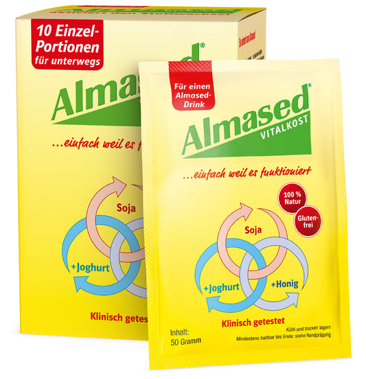 Almased vital food portion pack 50 g x 10 sachets