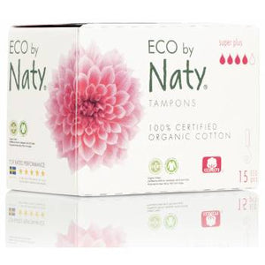 ECO by Naty Super plus ladies tampons 15 pcs - mydrxm.com