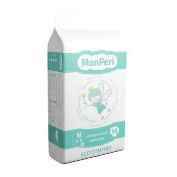 MonPeri ECO Comfort M 5-9 kg baby diapers 56 pcs