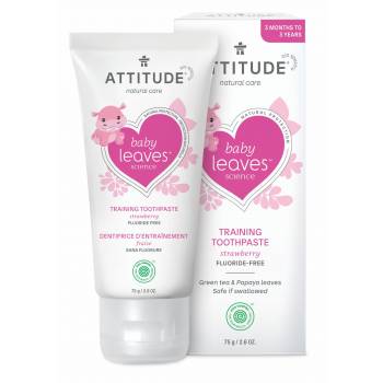 ATTITUDE Baby Leaves Baby toothpaste flavor strawberry 75 g - mydrxm.com