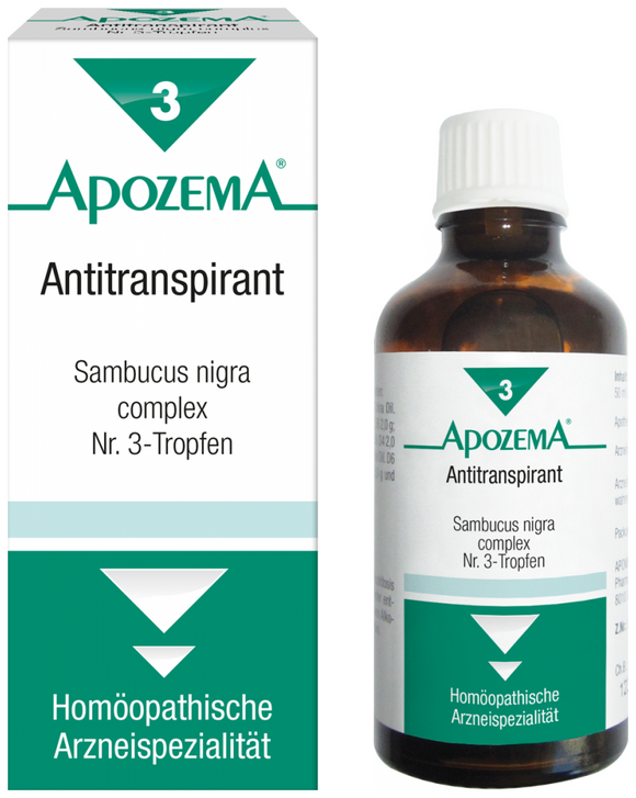 Apozema Antiperspirant Drops #3 - 50 ml