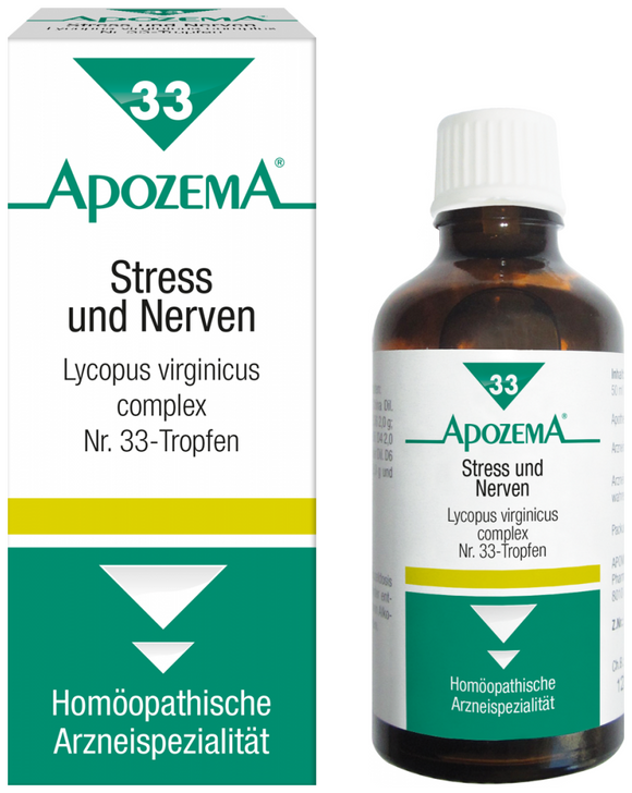 Apozema Stress and Nerve Drops No. 33 - 50 ml