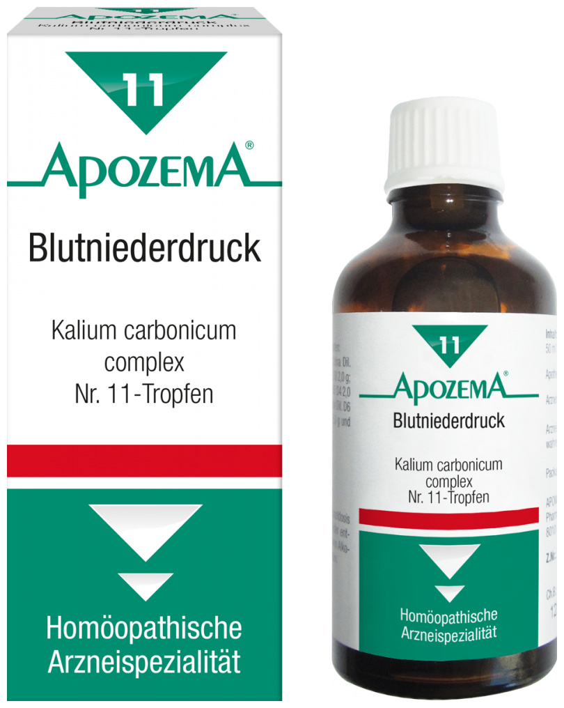 Apozema Low Blood Pressure Drops No. 11 - 50 ml