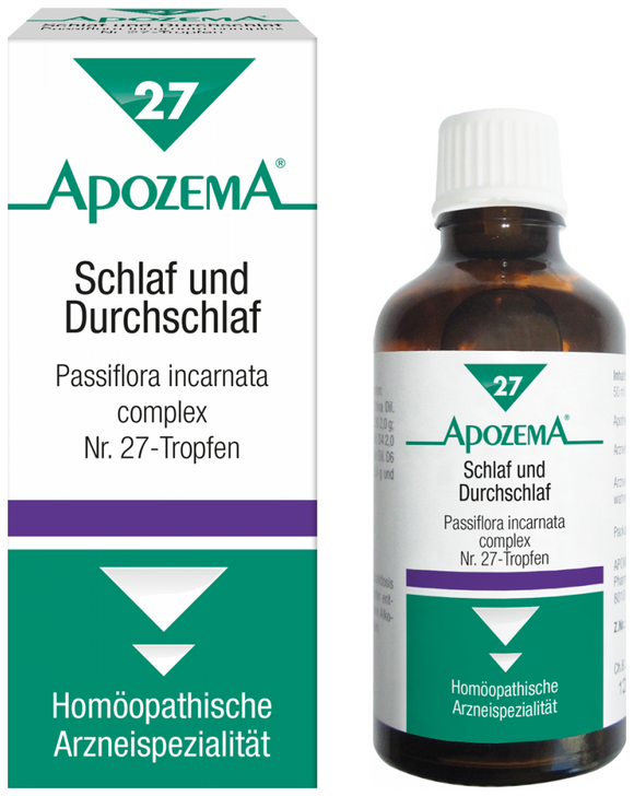 Apozema Sleep and sleep through drops No. 27 - 50 ml
