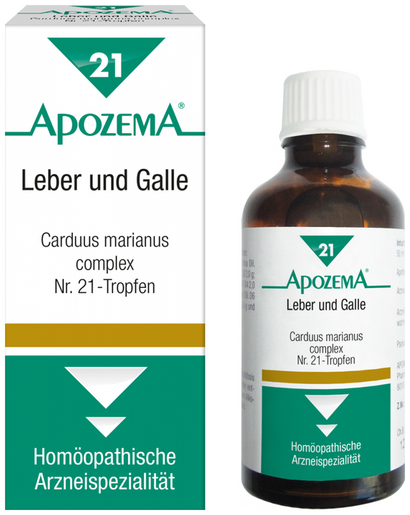 Apozema Liver and Bile Drops No. 21 - 50 ml
